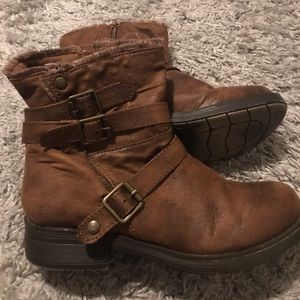Makalu Brown Moto Boots